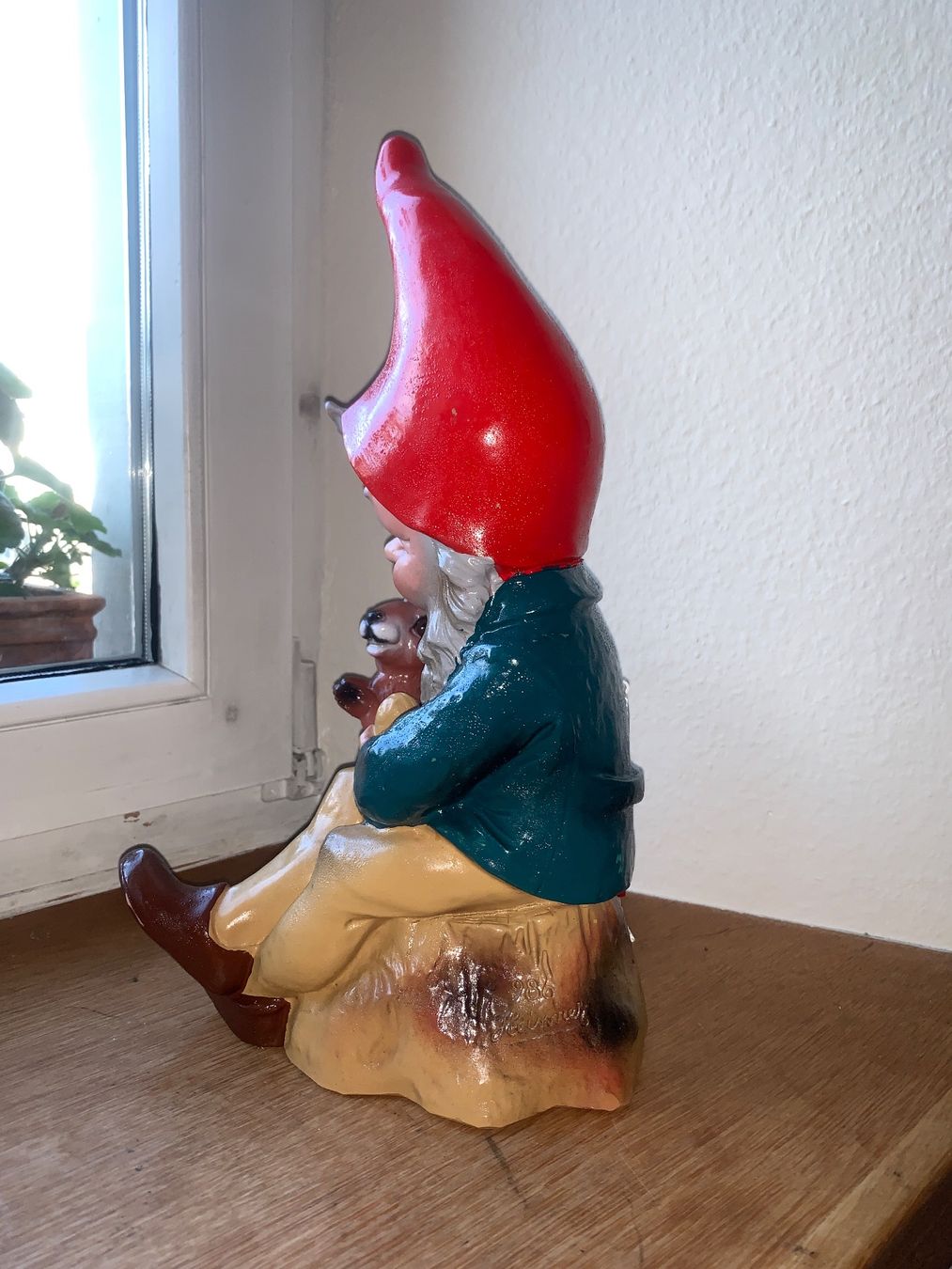 Statuette: Gartenzwerg mit Eichhörnchen v. Heissner Modell 986 – Usato da Richterswil venduto da Moii89 5