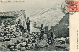 Glecksteinhütte  BE  am Wetterhorn, Grindelwald   um 1 9 0 5