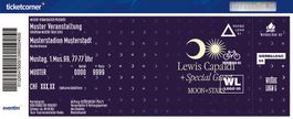 Moon and Stars. Lewis Capaldi Ticket Bundle (2+2)