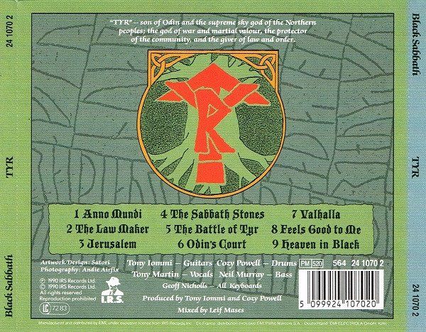 CD: CD Black Sabbath - Tyr (1990) – Usato da Möriken AG venduto da mineralia 1