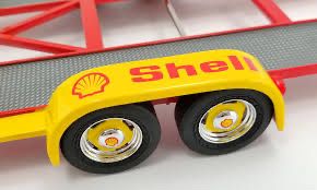 GMP Modellini d'auto: TANDEM CAR TRAILER SHELL GELB/ROT 1:18 GMP – Nuovo e nell'imballaggio originale da Suhr venduto da Moebelsiralfred 4