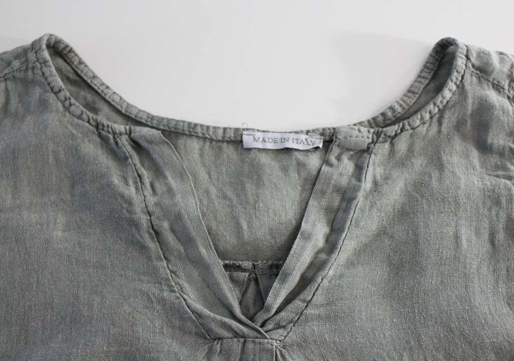 Tops: MADE IN ITALY Leinen-Top Gr. One Size – Gebraucht aus Belp von caramel-secondhand 5