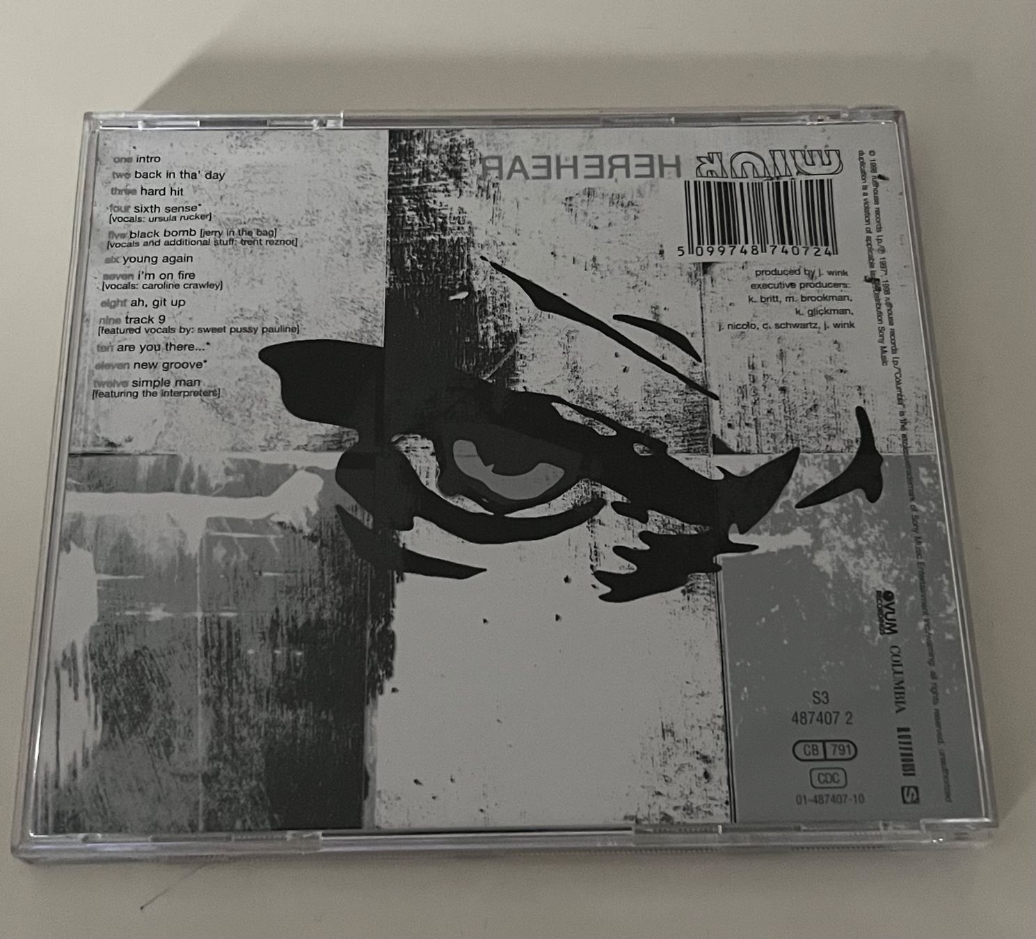 CD: Wink Herehear CD Josh Wink – Usato da Altstätten SG venduto da sheamus 2
