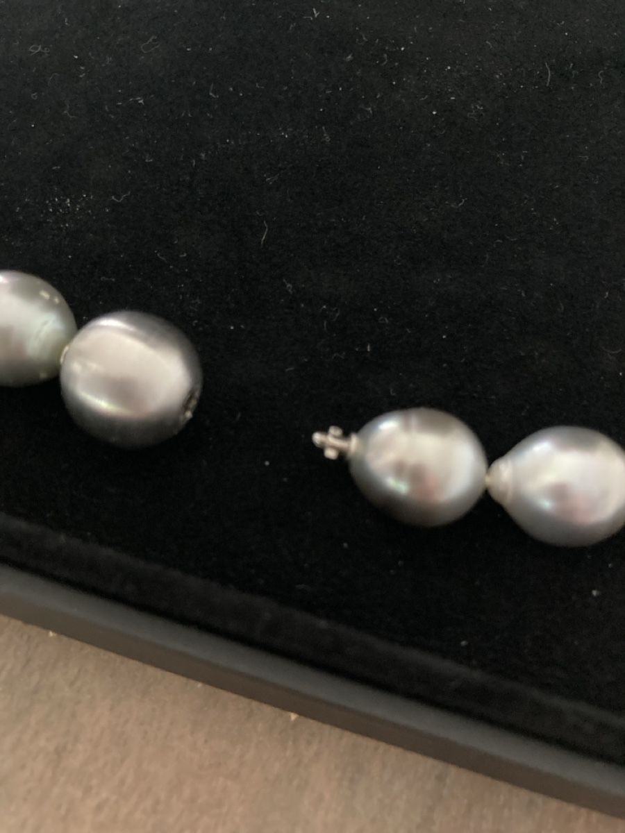 Catenine: Echtes Tahitiperlencollier plus Ohrringe – Usato da Bern venduto da Wotalotigot 3