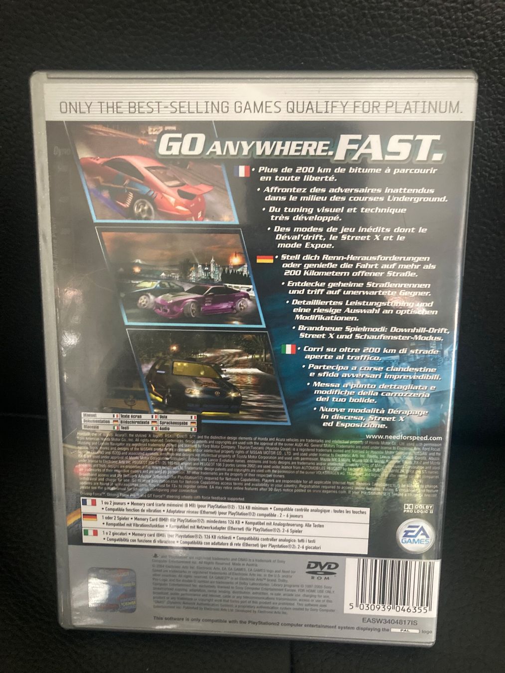 Giochi: Need for Speed Underground 2 PS2, PLATINUM, CH Hülle, seh... – Nuovo (secondo la descrizione) da Bern venduto da TotheMoonnn 1