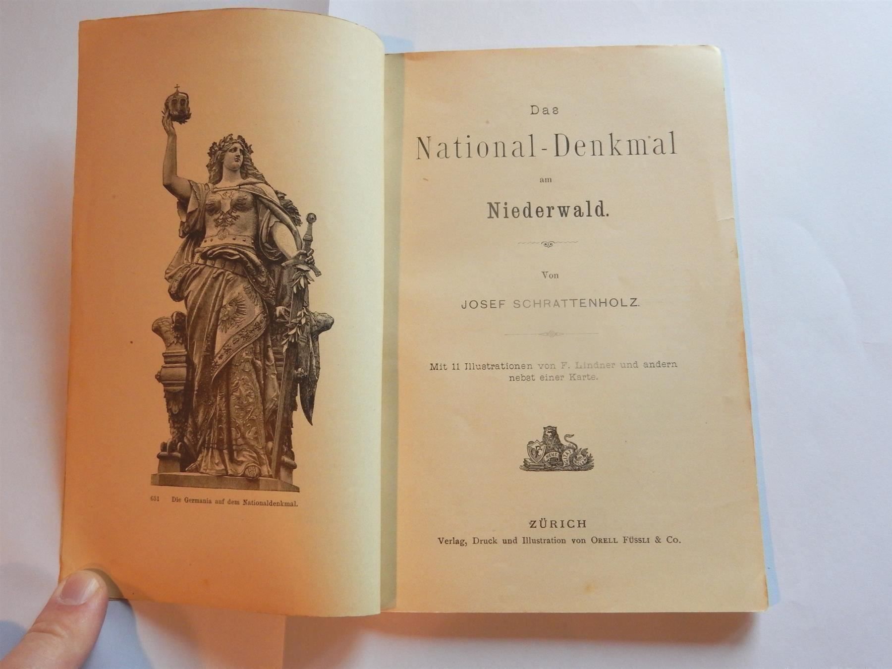 Bücher: Wanderbilder - das National-Denkmal am – Gebraucht aus Hombrechtikon von Bruenel 1