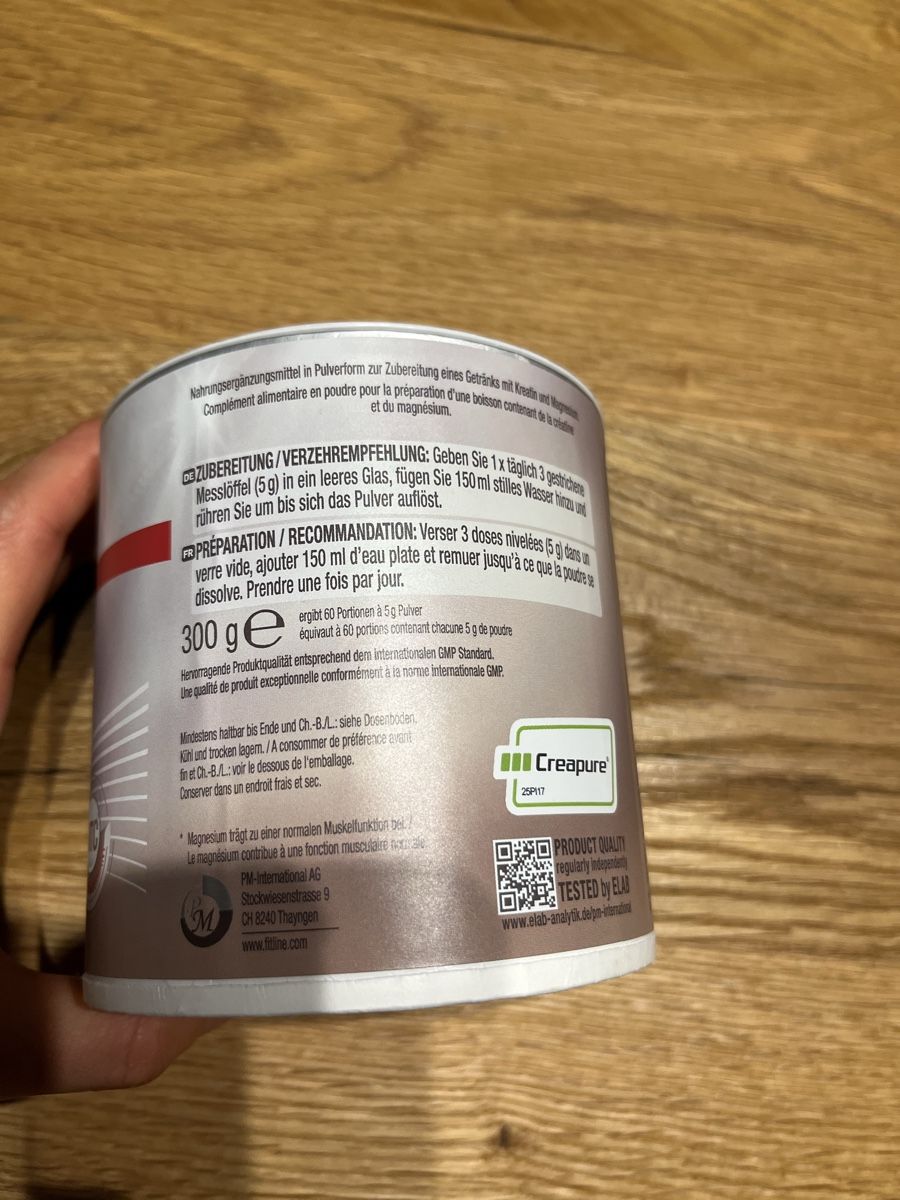 Fitline Cibi & Specialità: FitLine Creatine+ 300g Pulver – Nuovo e nell'imballaggio originale da Baar venduto da Girlpower1994 1