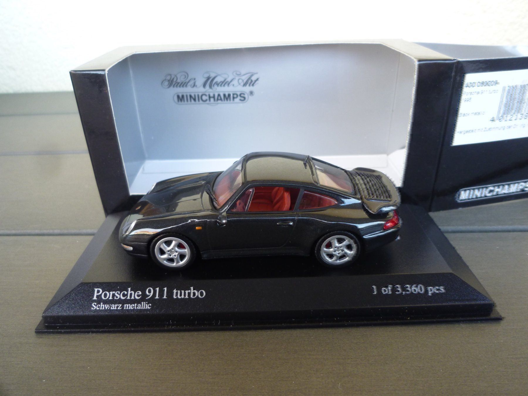 Minichamps Modellini d'auto: Porsche 911 Turbo (1995) – Nuovo e nell'imballaggio originale da Flawil venduto da Imperiosud 1