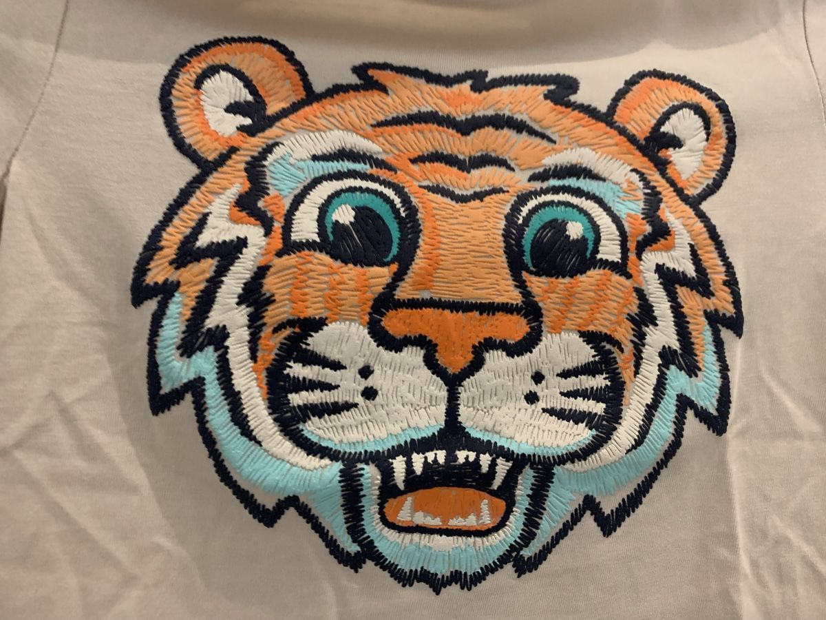 C&A Camicie, T-shirt & Polo: T-Shirt Tiger-Motiv, Gr. 110 – Usato da Buus venduto da 2013dp 1