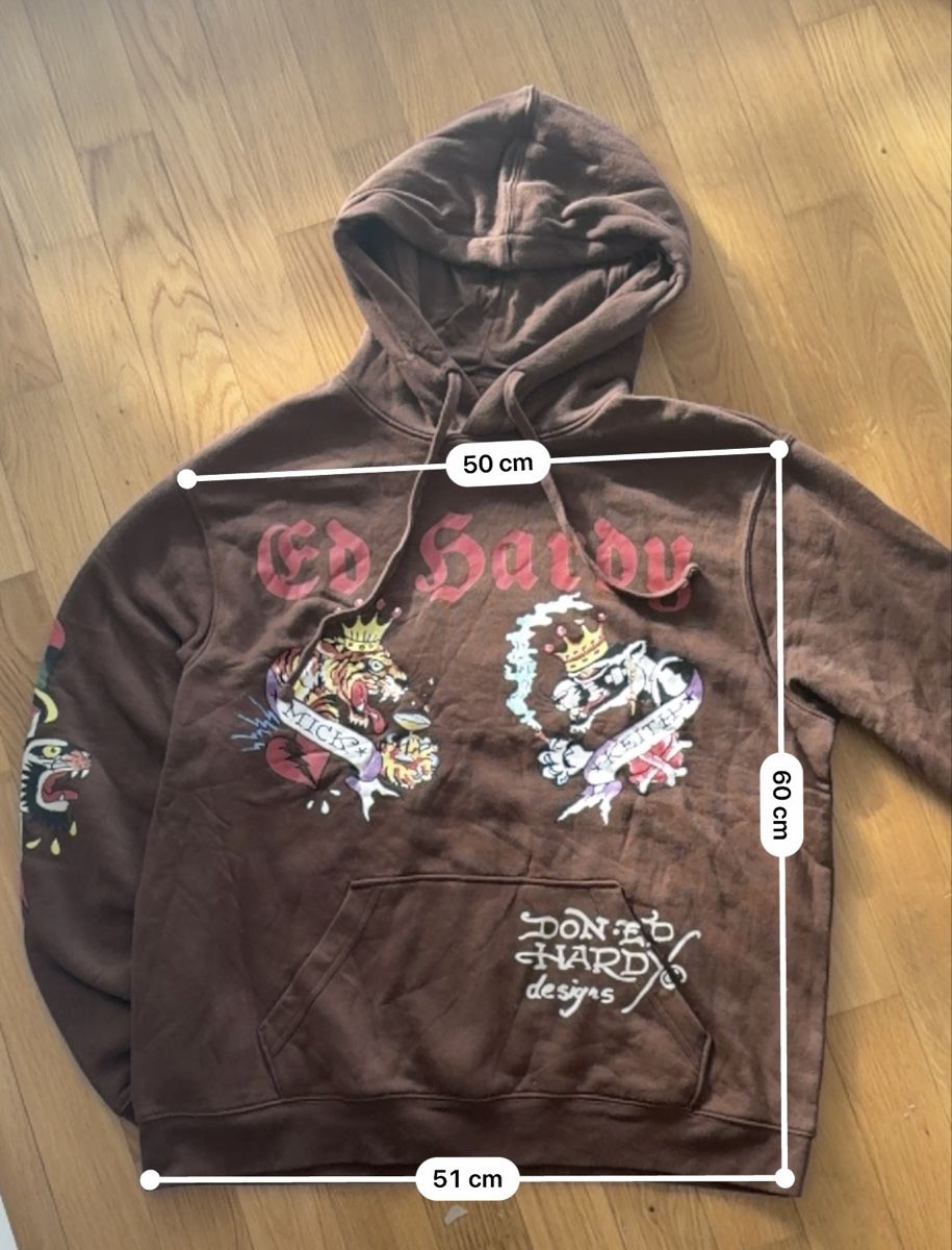 Maglioni & Felpe: Pull à capuche Ed Hardy marron, taille L – Nuovo (secondo la descrizione) da Genève venduto da cha_5g7q 2
