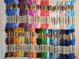 DMC Stickgarn Mouliné –  50er Pack – Sticktwist (Los A5)