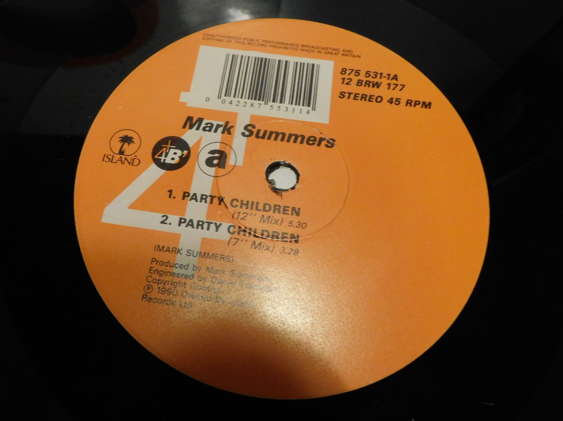 Schallplatten: LP - Schallplatte - Mark Summers - Mix - 1990 Schallplatte – Gebraucht aus Sursee von 76 1