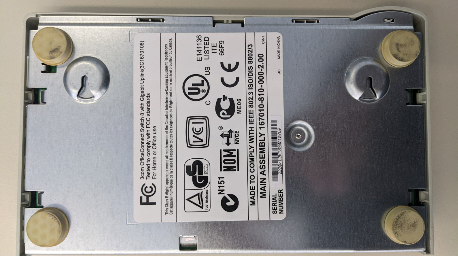 Hub & Switch: 3com Switch (3c1670108) – Usato da Glattpark (Opfikon) venduto da Jams02 2