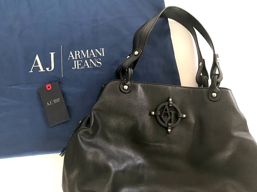 Armani Borse da donna: Sac à main noir indémodable Armani Jeans comme neuf – Nuovo (secondo la descrizione) da Gilly venduto da FlorenceGill 4