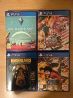 Lot#6 4 jeux vidéo pour console Sony PlayStation 4