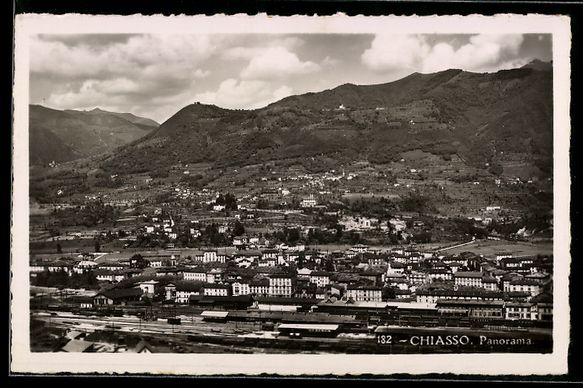 Cartoline postali: AK Chiasso, Panorama – Usato da Berlin venduto da bartko-reher
