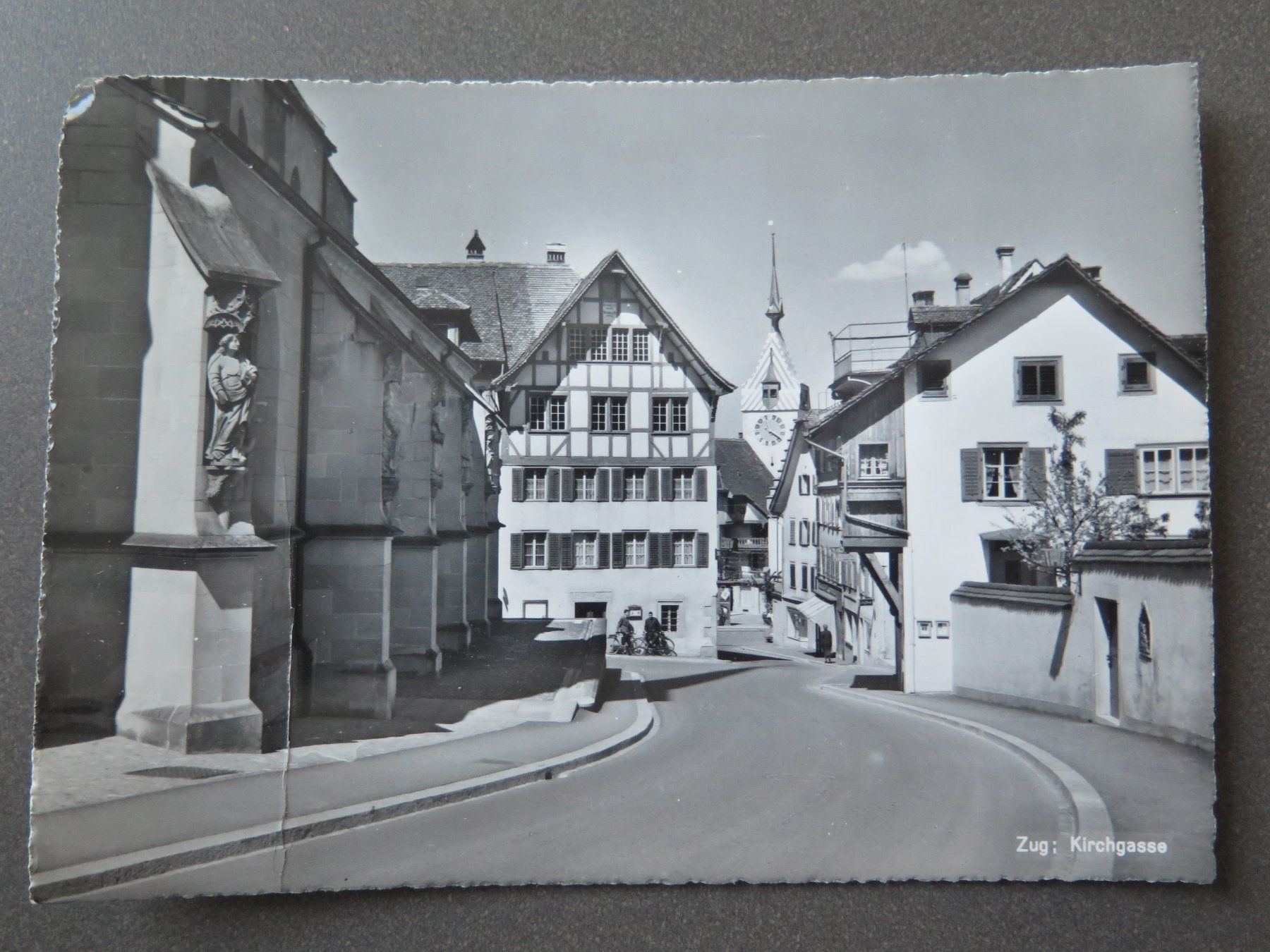 Cartoline postali: ZUG - KIRCHGASSE – Usato da Wittenbach venduto da lipasal