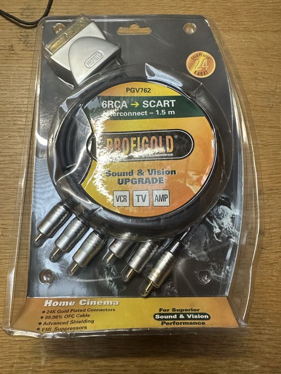 Cable Scart vs RCA 1.5 m | Kaufen auf Ricardo