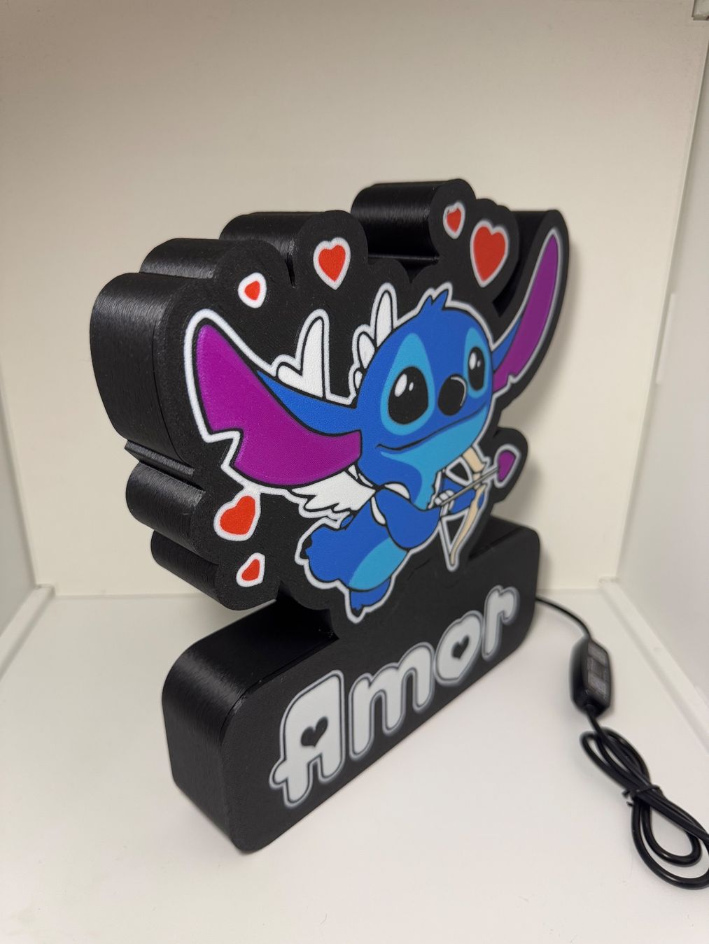 Lampade: Lightbox lampe led STITCH RGB – Nuovo (secondo la descrizione) da Vicques venduto da PAMB3D 4