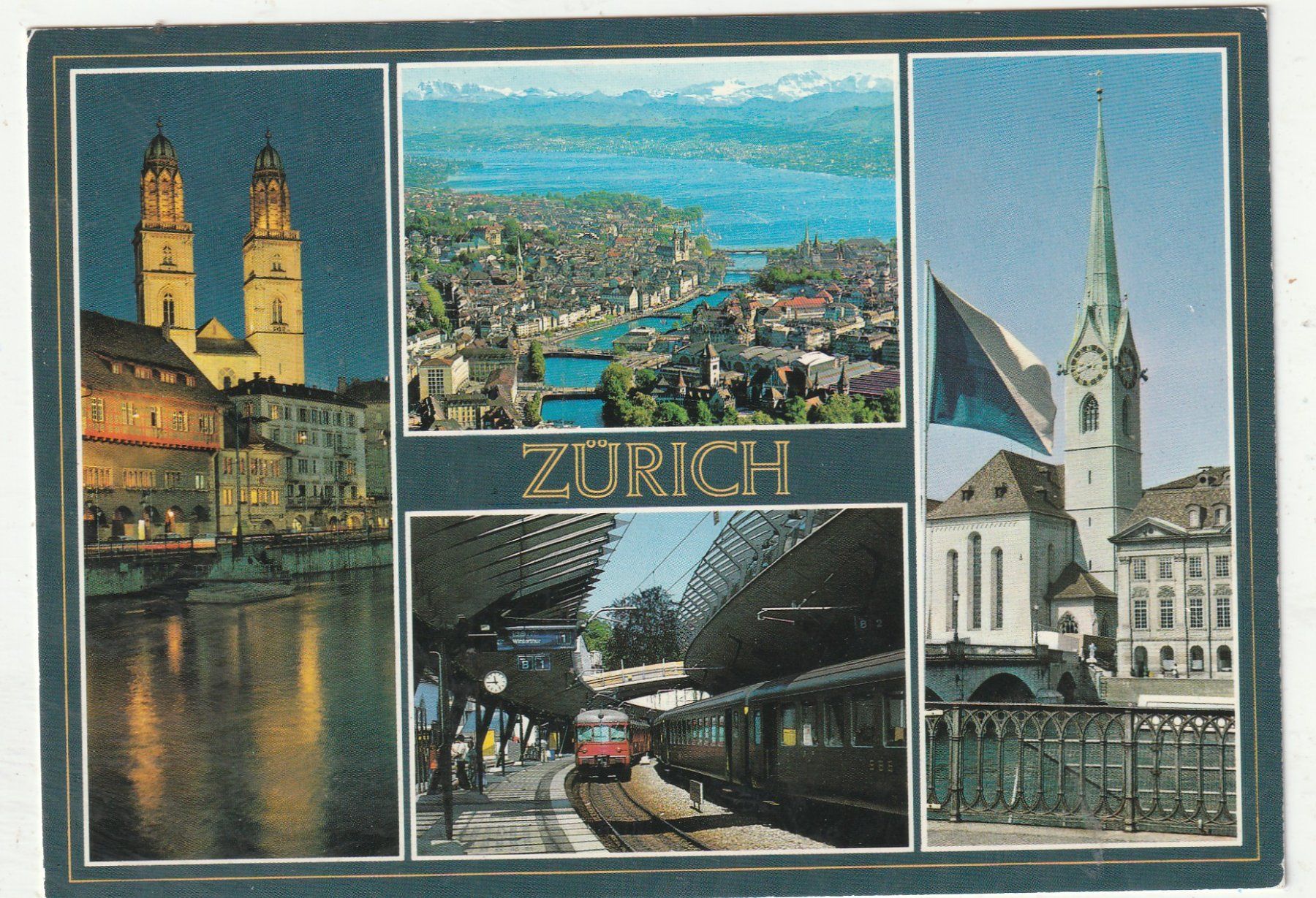 Ansichtskarten: Zürich MBK – Gebraucht aus Lumbrein von made02