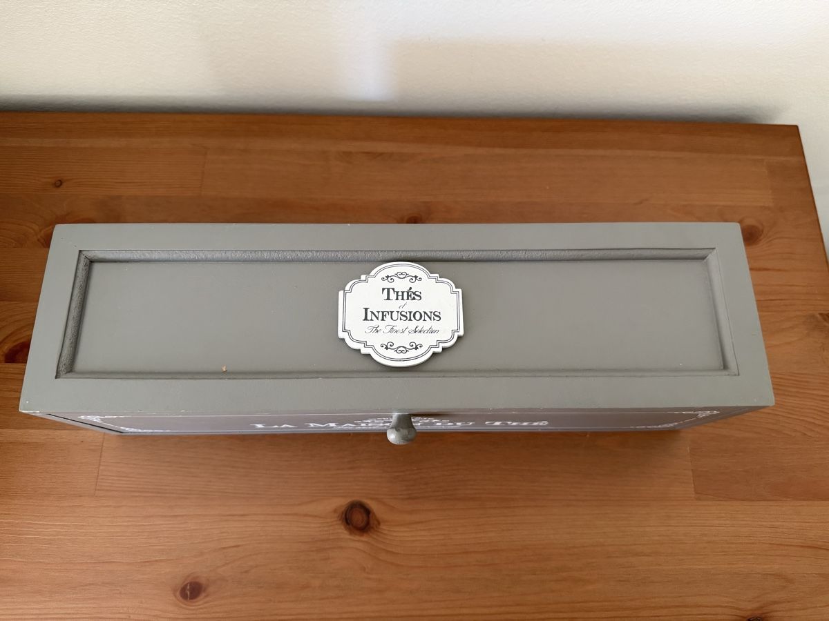 Altro per la casa: Teebox Maisons du Monde Holz grau Organizer – Usato da Lugano venduto da rebecca.wardrobe 1
