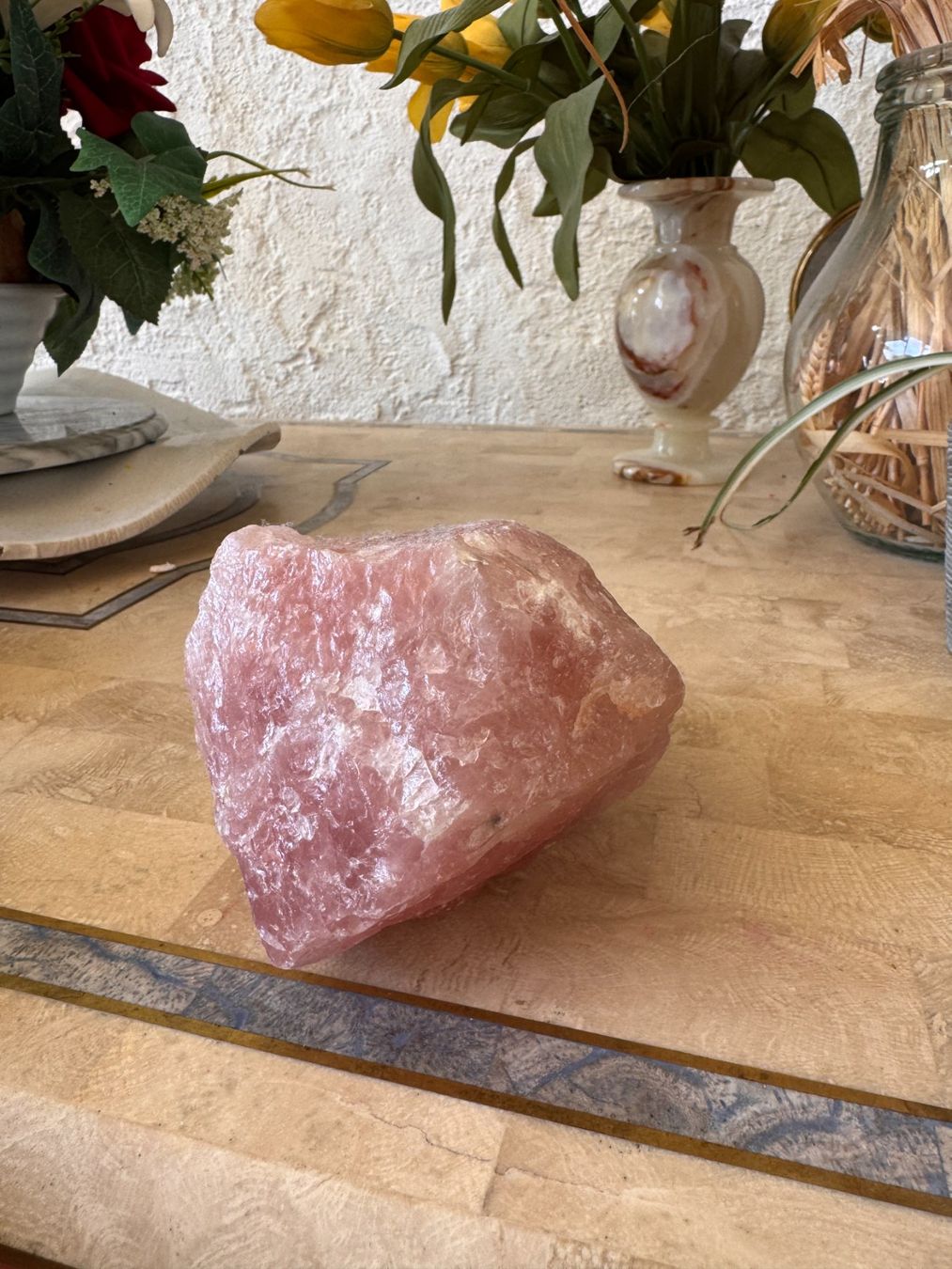 Minéraux & Lithothérapie: Pierre brute de quartz rose – D'occasion à La Neuveville par ghubler 1