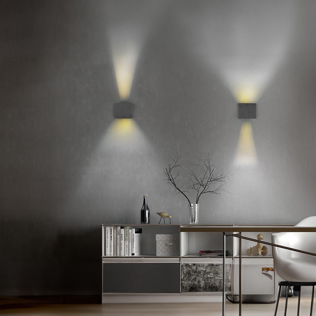 Lampen: LED Aussen Wandleuchte, IP44 10 cm Breit – Neu (gemäss Beschreibung) aus Kreuzlingen von Smart-Light 1