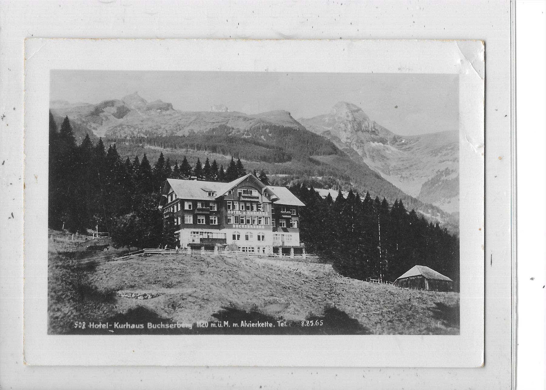 Ansichtskarten: SG Buchserberg 1944 Hotel-Kurhaus – Gebraucht aus Schocherswil von Wilare
