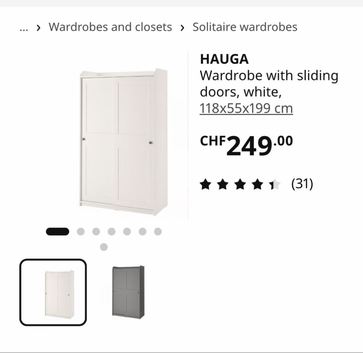 Ikea Schränke: İkea HAUGA – Gebraucht aus Glattbrugg von alperhkm