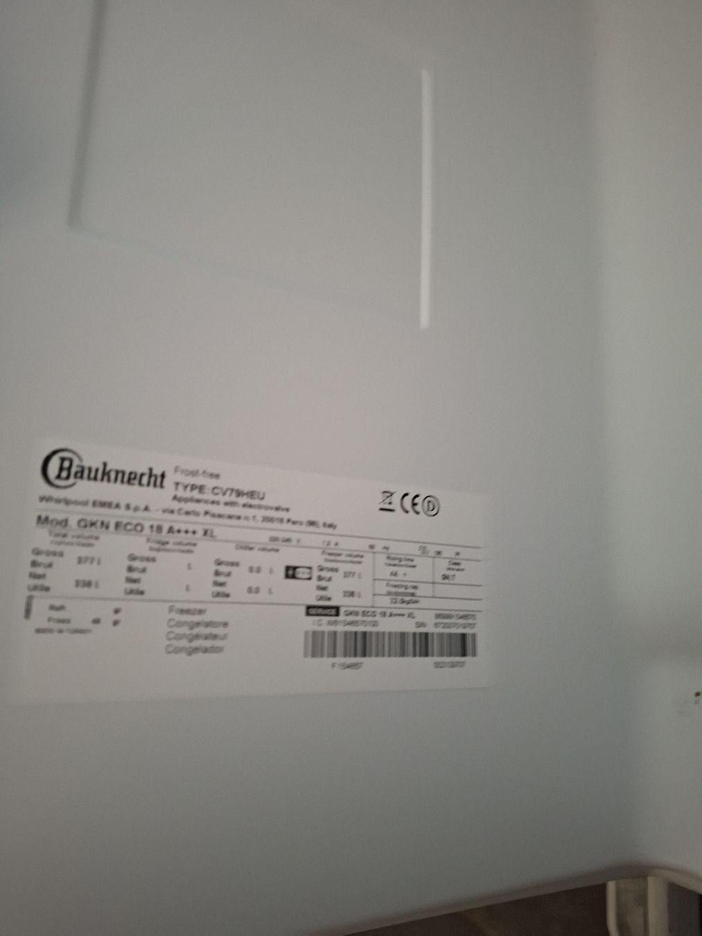 Gefrierschrank: Gefrierschrank Bauknecht – Defekt aus Biberist von Stylux01 3