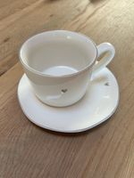 Tasse mit Herz und Unterteller von BC