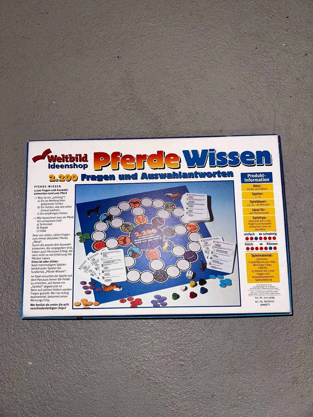 Giochi: Spiel Pferdewissen – Nuovo (secondo la descrizione) da Sarmenstorf venduto da SamiraB. 1