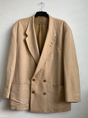 Herren Sakko v. Rosner, beige, Gr. 52, Leinenmix