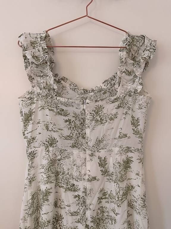 Vestiti: WEISSES KLEID MIT VOLANTS / Gr. M – Usato da Wetzikon ZH venduto da Carmensreplay 2