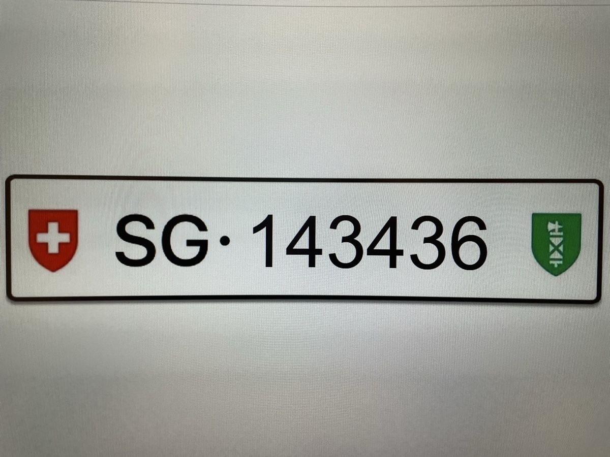 Insegne: SG 143436 Kontrollschildabtretung – Usato da Ulisbach venduto da Azwerg