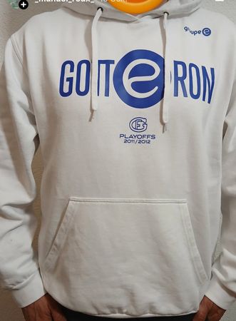 HC Fribourg-Gottéron Hoodie - Play-off 2011/12  weiss XL