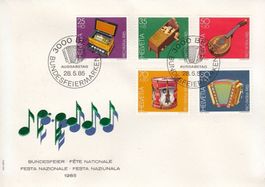 1985 206-10 Pro Patria FDC Bundesfeier