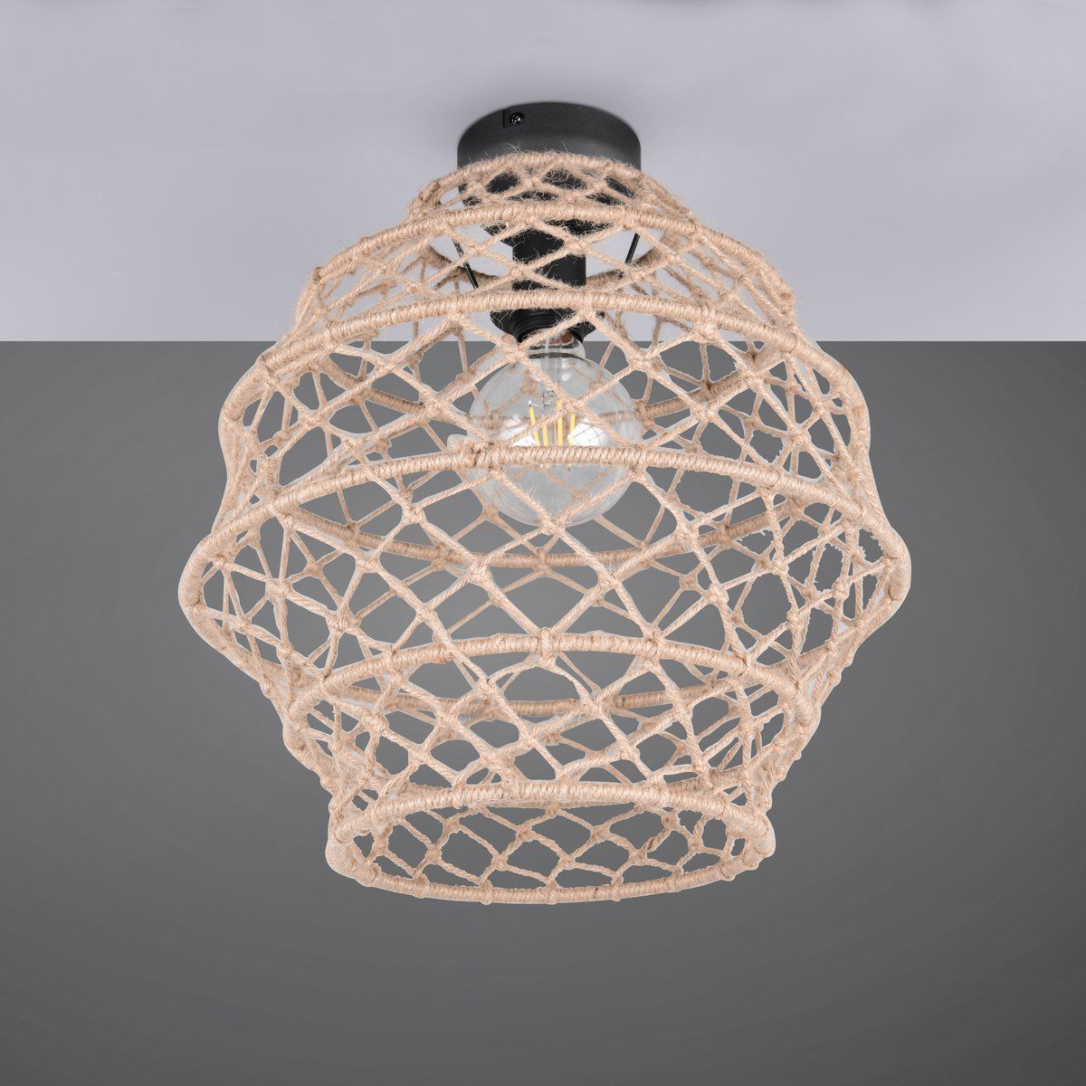 Lampadari & plafoniere: Deckenleuchte, Hanf, 39 cm Ø – Nuovo (secondo la descrizione) da Kreuzlingen venduto da Smart-Light 1