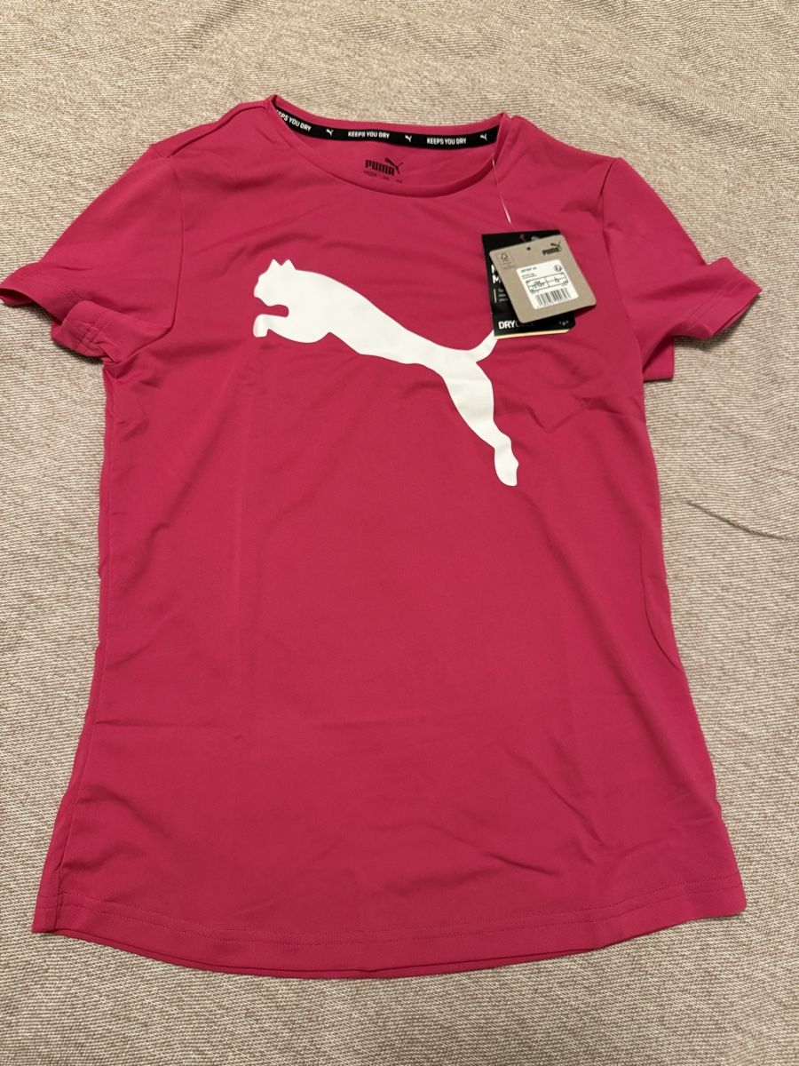 Puma Camicette, T-shirt & Top: PUMA Mädchen Active Tee, T Shirt, Orchid Shadow, 164 NEU – Nuovo e nell'imballaggio originale da Zürich venduto da Gross9