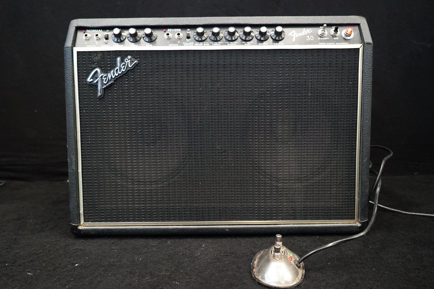 Fender Verstärker: Fender 30 Amp - 2x10" Two Channel w/ Footswitch 1980 Rivera – Gebraucht aus Ortschwaben von Musictrade
