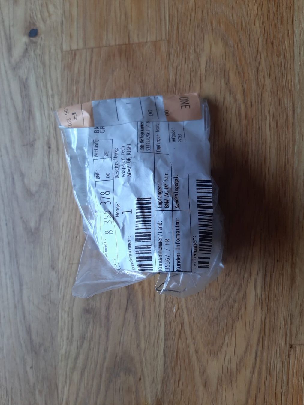 BMW Tutti pezzi di ricambio auto: BMW E32 / E34 Adapter Scheinwerfer 8 355 378 Neu & Originalv – Usato da Mauren venduto da lotus_46 2