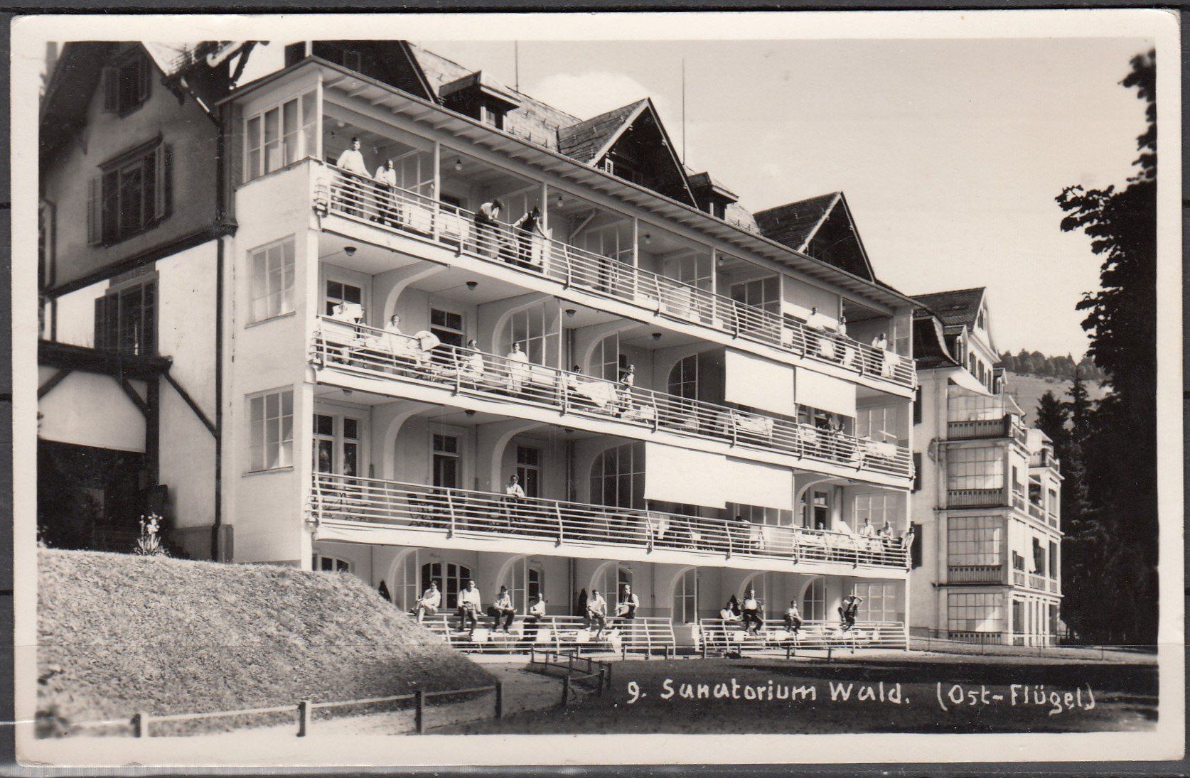 Cartoline postali: Ak Sanatorium Wald.ZH 1933 – Usato da Herrliberg venduto da Lfrifda