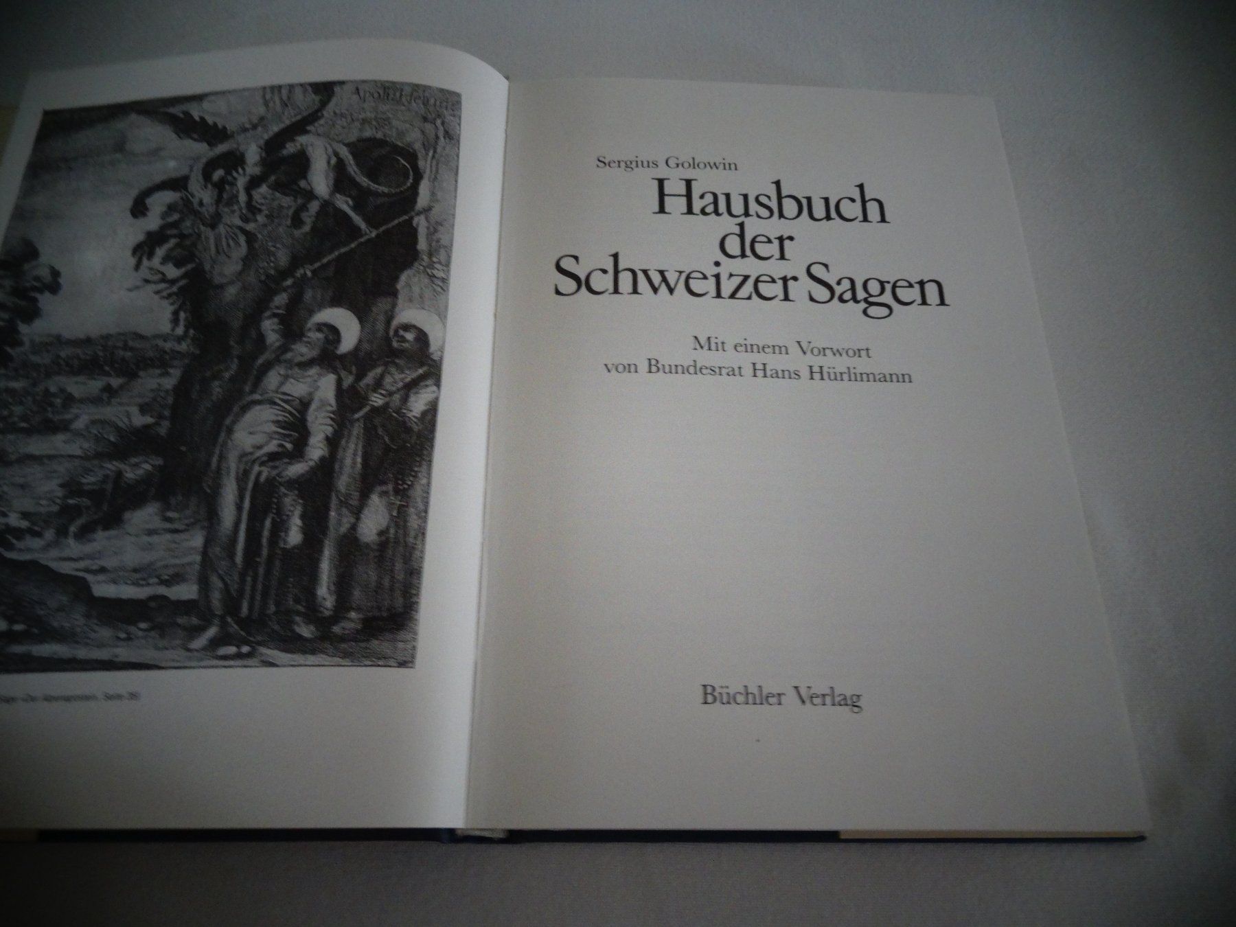 Bücher: Hausbuch der Schweizer Sagen Sergius Golowin – Gebraucht aus Neerach von jenny062 2