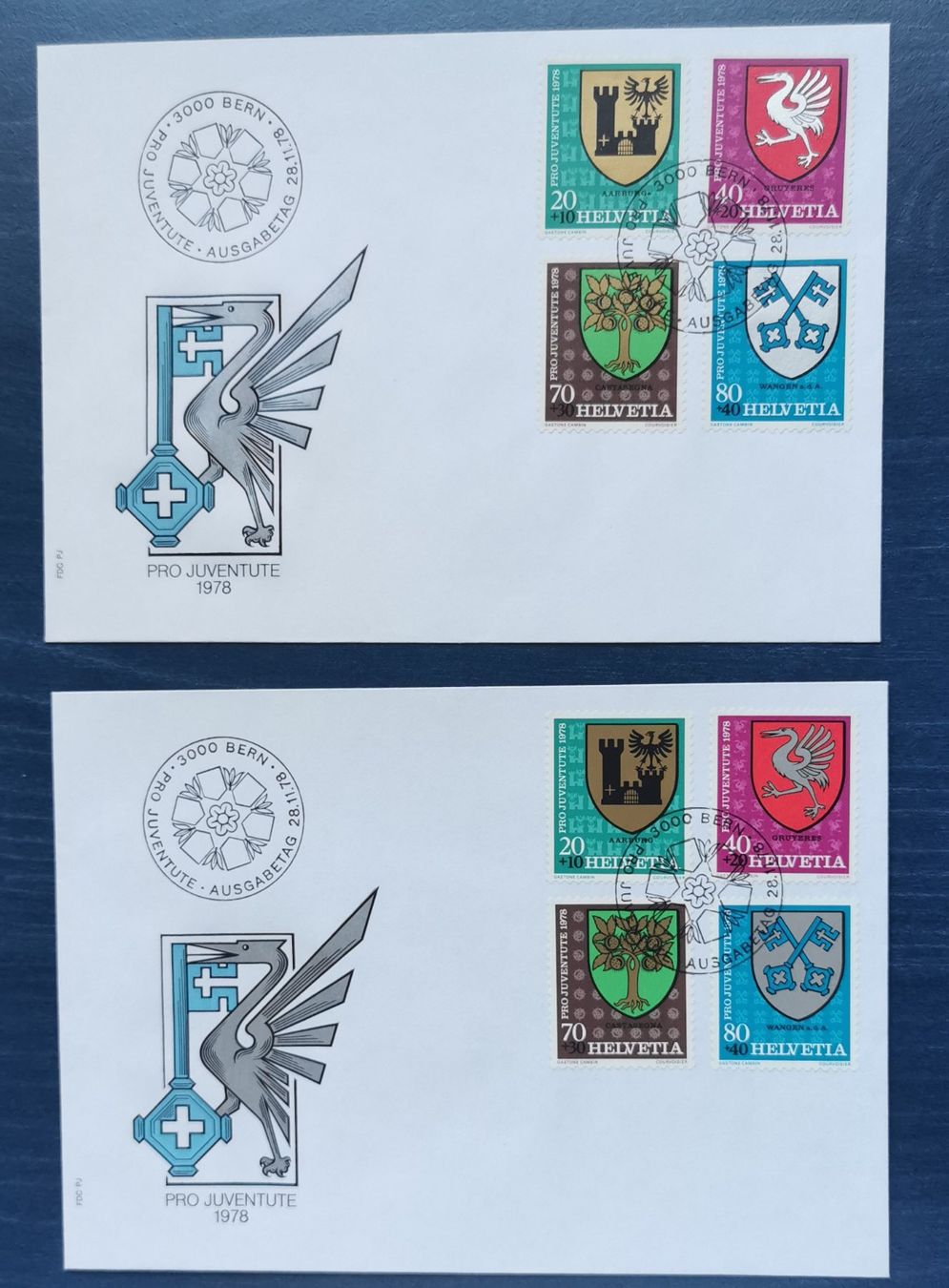 Tous les timbres: FDC PJ 1978 – Neuf (Voir description) à Aadorf par Chnorli-Furz