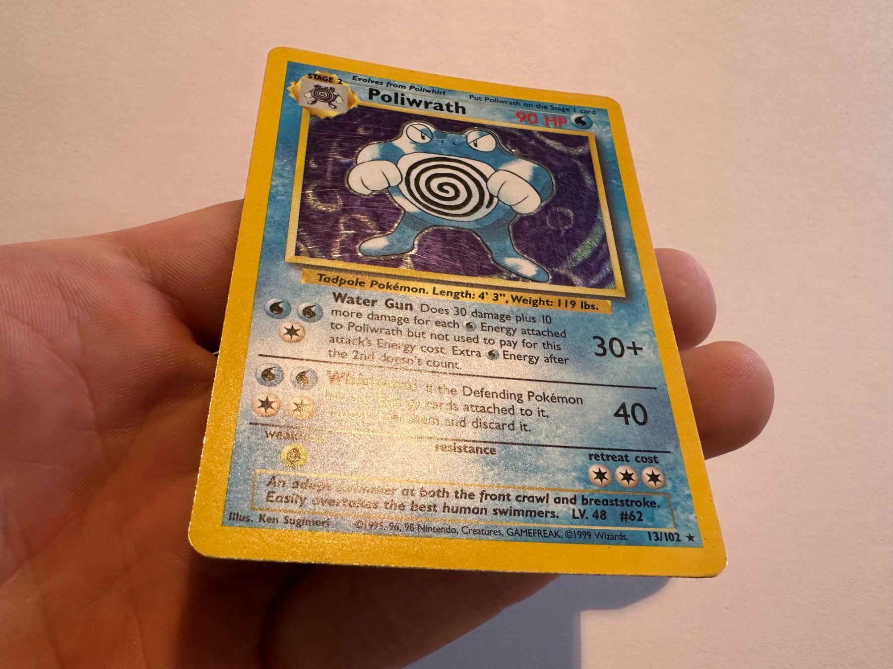 Pokémon Carte collezionabili: Poliwrath holo Base EN – Usato da Hagendorn venduto da Pokecollectorch 1