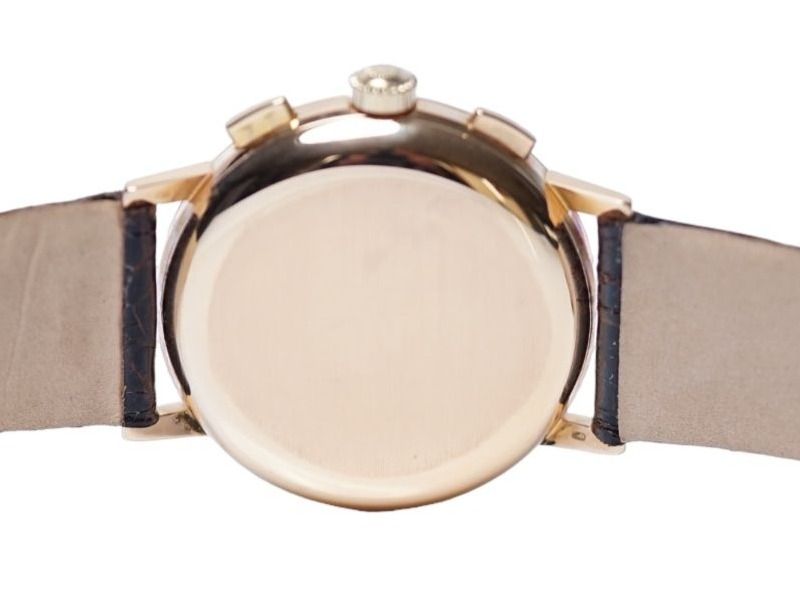 Longines Montres: Longines 18k Rose Gold Flyback Chronograph 1966' Ref. 7414 – D'occasion à Morges par 24time 2
