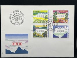 Ersttagsbrief ATM96: Ausgabetag 14.5.96