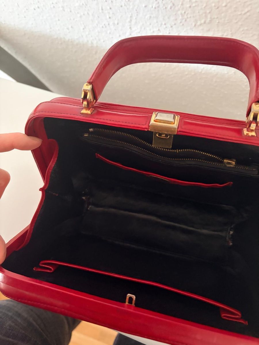 Borse da donna: Leder rote Tasche – Usato da Zürich venduto da str_nt5s 3