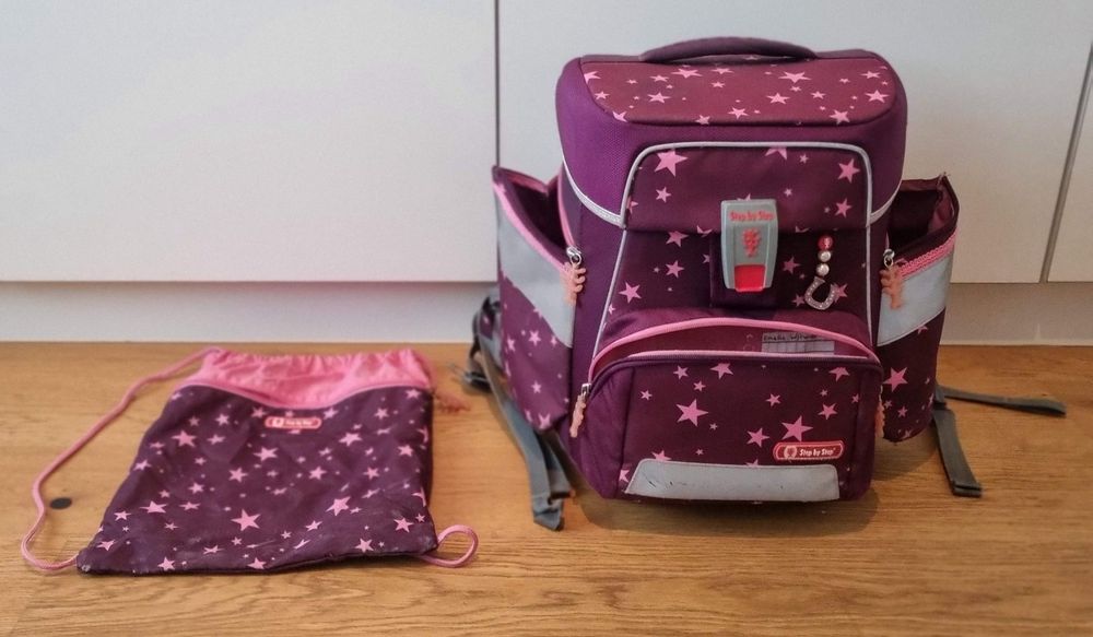 Step by Step Schulranzen Set mit Sternenmuster (Gebraucht) in ...