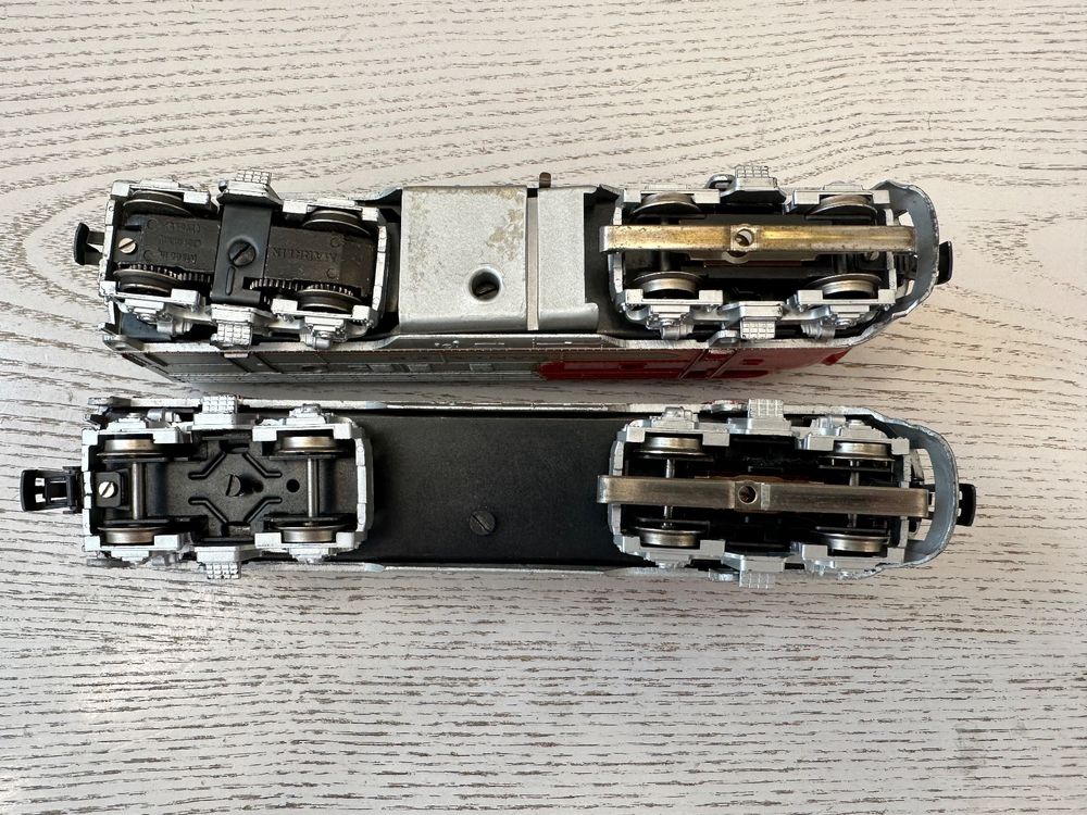 RARE ! TRAIN MARKLIN HO SANTA FE F7 3060 2 MOTEURS Motors - A REPARER To repair EUR 149,00 - FR
